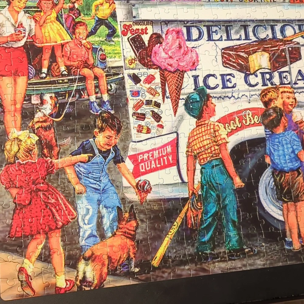 Back To The Past 750 piece puzzle - Picture 4 of 15